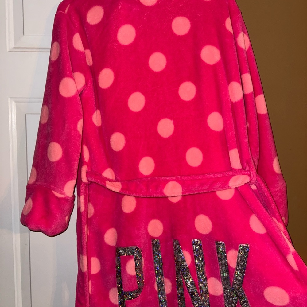 Pink Polka Dot Robe - Picture 2 of 2